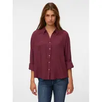 Vero Moda Langarmbluse "VMAURA LS SHIRT WVN NOOS" Viskose, regular fit