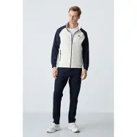Tommy Life Herren Farbblockiertes Strick-Trainingsset