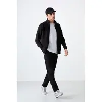 Tommy Life Herren Sweatshirt- und Hosen-Set mit entspanntem Fit und Reißverschlusskragen