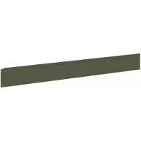 vidaXL Rasenkante 10 stk. 100 x 12 cm Stahl Olivgrün