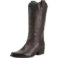 Felmini Stiefel im Western-Stil aus Leder mit detailreichen, traditionellen Stickereien, Modell West D967