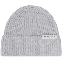 Tommy Hilfiger Mütze Tjm Linear Logo Beanie AM0AM14865 Hellgrau