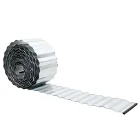vidaXL Raseneinfassung 10 m x 30 cm Verzinkter Stahl Silber