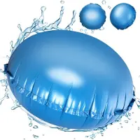 Jayseuw Poolkissen Luftkissen 200x200cm Winterkissen Poolpolster Pool Abdeckung rund für Schwimmbad geeignet als Winterabdeckung 1 Stück