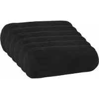 vidaXL Kissen mit Kissen HEERLEN 6 Stk. Schwarz Samt