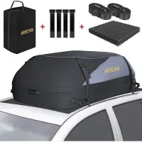 Famanu Dachbox wasserdicht - 400L Kapazität, sicher und langlebig mit Installationszubehör