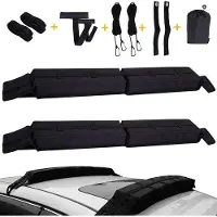 Famanu Dachträger Universal für Kajak/SUP/Kanu/Ski mit 4,5 m Gurt und Tragetasche