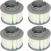 Famanu Ersatzfilter 4er-Pack - Für aufblasbare Whirlpools bis 2019