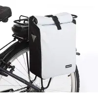 Famanu Fahrradtasche wasserdicht, 18 Liter - Weiß