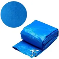 Famanu Schwimmbadabdeckung Rund - Wasser- und staubdicht - 305 cm - Blau