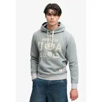 Superdry für Herren. M2014562A Kapuzenpullover ESS grau (S), Lässig, Baumwolle