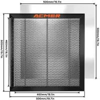 StarTech.com E10 Honeycomb Arbeitstisch - Laser Wabentisch - 500 x 500 mm - Universal für CO2 und Diodenlaser Gravur und Schneiden