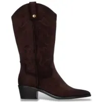 Xti für Damen. 14430804-MARRON Stiefel 144308 braun (35), 3 bis 5 cm, Reißverschluss, Lässig