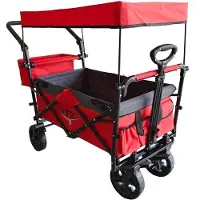 Famanu Bolderwagen Multifunktional - Inklappbar für Kinder und Einkäufe