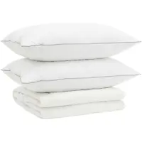 vidaXL Gänsedaunen-Bettdecken-Set 90% FULDA 3 stk. 140 x 220 cm Sommer
