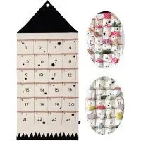 OEM Adventskalender – Adventskalender zum Selbstbefüllen – Leerer Adventskalender – Hängeaufbewahrung für den Innenbereich – Wiederverwendbar – Adventskalender für Kinder – Aufbewahrungstasche