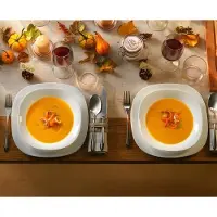 Bormioli Rocco Rocco Parma Speiseservice 18-teilig Quadratisch Opalglas