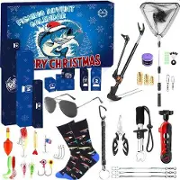 OEM Adventskalender 2025 für Herren – 24 Tage. Adventskalender für Männer – Weihnachtsgeschenke für Fischliebhaber mit 24 Fischdelikatessen – Countdown bis Weihnachten – Weihnachtskalender