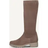 Caprice Damen Langschaftstiefel aus Textil in Weite H 9-25536-47, Größe:40 EU, Farbe:Beige