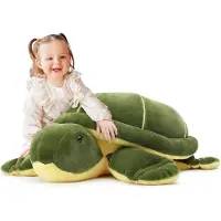 Sonstiges Riesenschildkröte Kuscheltier XXL 85cm Grün Plüschtier Stofftier Geschenk Kinder Baby