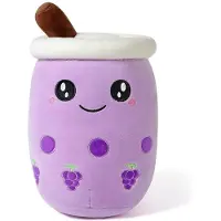 Sonstiges Boba Tee Plüschtier Lila Weintrauben 50cm