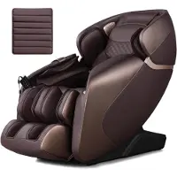 Costway Generisch Relaxe Massagesessel Ganzkörper, Massagestuhl elektrisch mit Heizung & Luftkompression, Shiatsu Relaxsessel Zero Gravity SL Track