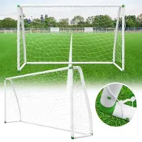 OEM Fußballtor - 180x120x80cm - PVC-Rahmen - Schnelle Montage - Trainingsziel - Einstückig