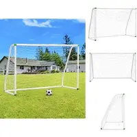 OEM Fußballtor - 245x155x90cm - PVC-Rahmen - Schnelle Montage - Trainingsziel - Einzelstück