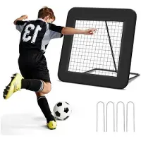 OEM Fußball-Trainingsnet 100 x 100 cm, einstellbare Winkel 40-110°, mit Stahldämpfer und PE-Netz für Schieß- und Passübungen