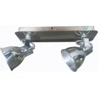 Dapo Leuchten Deckenstrahler Spotlampe Letora chrom Wandleuchte Deckenleuchte 2-flammig