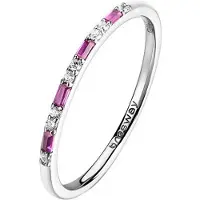 Brosway - Beautiful silver ring with zircons Fancy Passion Ruby FPR144 - Circuit: 54 mm