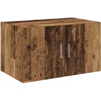 vidaXL Lagerschrank mit Regalen Altholz 70 x 42,5 x 225 cm