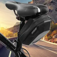 Lixada Mountainbike-Carbon-Gewebe, wasserdichte Gepäcktasche für den Heckbereich, große Kapazität, robuste Hartschalen-Satteltasche, Fahrradzubehör