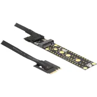 DeLOCK Riser Karte NVMe M.2 Key A+E Stecker zu Key M Slot mit 20 cm Kabel