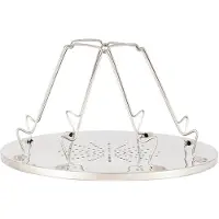 Lixada Camping Toaster Rack Stainless Steel 4 Piece Type Folding Camp Stove Toaster for Outdoor Camping Picnic