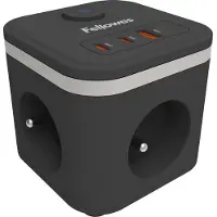 Fellowes Power Cube Type E (FR BE PL)-Black