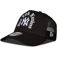 New Era Wordmark Trucker New York Yankees Kappe