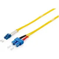 Equip LC / SC-Glasfaser-Patchkabel, OS2, 1.0m, 1 m, OS2, LC, SC