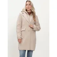 NUKUS Damen Jacken Mirthe Coat Boucle - Beige - Größe S