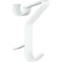 Wenko Maximex Flexi 3er-Set runde Heizkörperhaken fürs Badezimmer – ABS-Kunststoff – 2,5 x 13 x 9 cm –