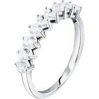 Morellato - Elegant silver ring with cubic zirconia Tesori SAIW26601 - Circuit: 58 mm