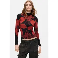 Desigual Langarmshirt mit Blumenmotiv Damen