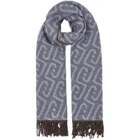 Liu Jo Damen Schals Logo - Scarf/shawl - Grijs - Größe ONESIZE