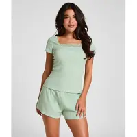 Hunkemoller Pyjama-Set Grün