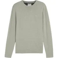 Tom Tailor Herren Rundhals Pullover BASIC CREWNECK KNIT - Relaxed Fit - 1039805-41004 Iron Mint Melange - M