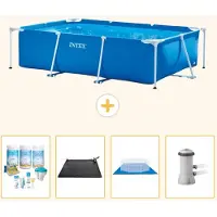 Intex Rechteckiger Frame Pool - 300x200x75 cm - 5-teilig S20836