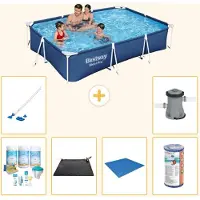 Bestway Steel Pro Rechteckig - 300x201x66 cm - 7-teilig S22078