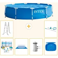 Intex Frame Pool Rund - 366x76 cm - 7-teilig S21011