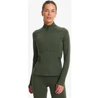 RevolutionRace Paragon Soft Full-Zip Jacket Dam Kambaba Green, Storlek:2XL - Dam > Tröjor > Långärmade Tröjor - Grün
