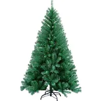 Peviasot 210cm Künstlicher Weihnachtsbaum mit 950 Spitzen PVC, Tannenbaum mit Ständer, Christbaum Kunstbaum Grün